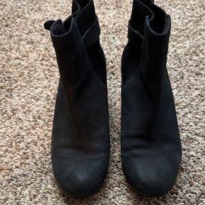 UGG Black Suede Ankle Boots